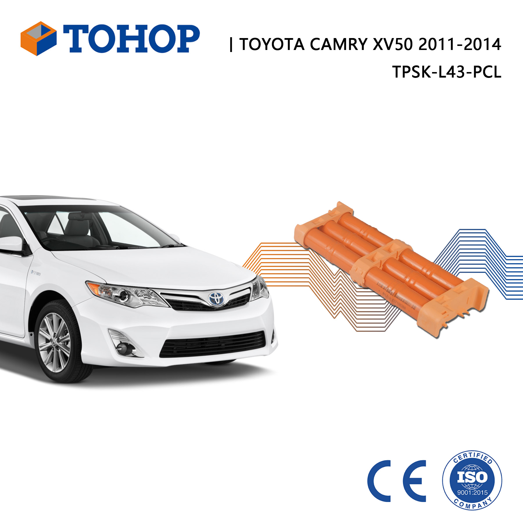 Toyota Camry XV50 Hybridbatterie 14,4 V 6,5 Ah Ersatzbatteriezelle